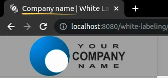 Application title setting