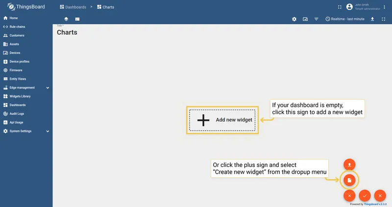 Add widget