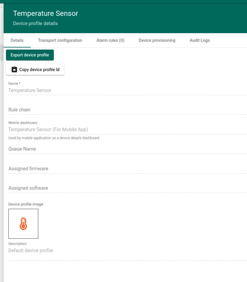 Mobile dashboard field