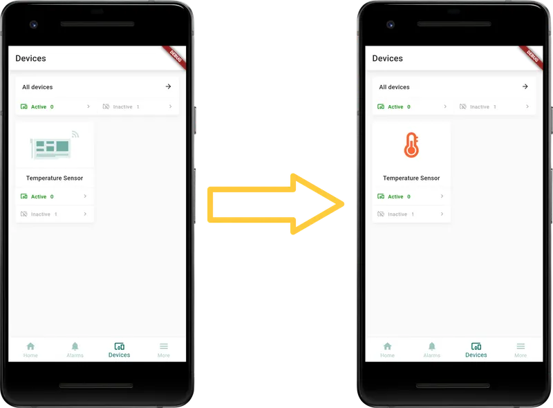 Device profile image field