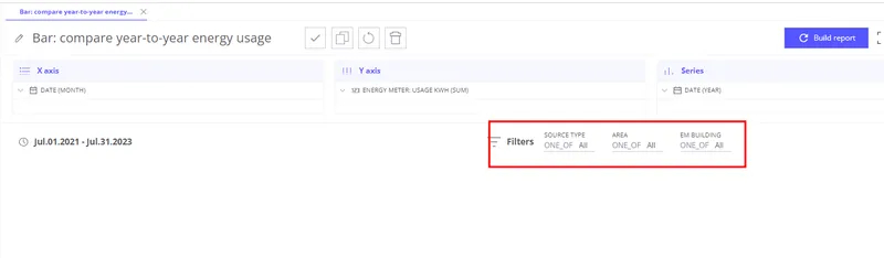 Add filtering options to focus on specific areas