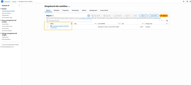 Upload successful
