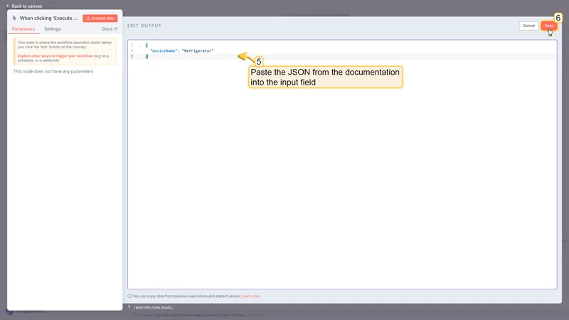 Paste JSON