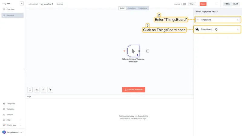 Select ThingsBoard