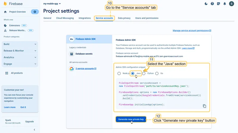 Generate private key