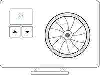Heat pump high-performance view