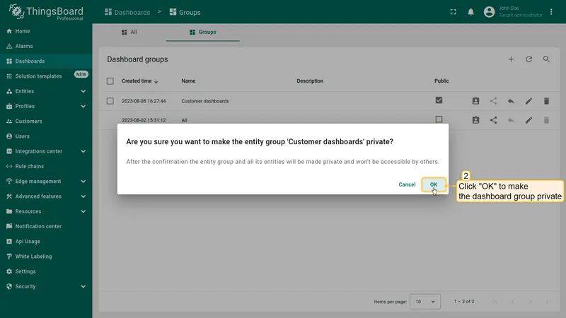 Group is private