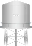 Elevated tank SCADA symbol