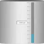 Large cylindrical tank SCADA symbol