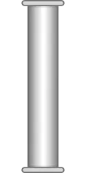 Long vertical pipe SCADA symbol