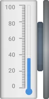 Small left meter SCADA symbol