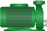 Small left motor pump SCADA symbol