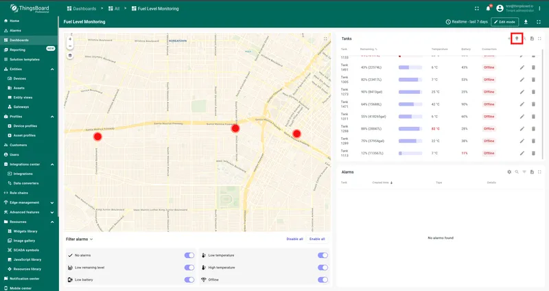 New AI Summary button in the widget header