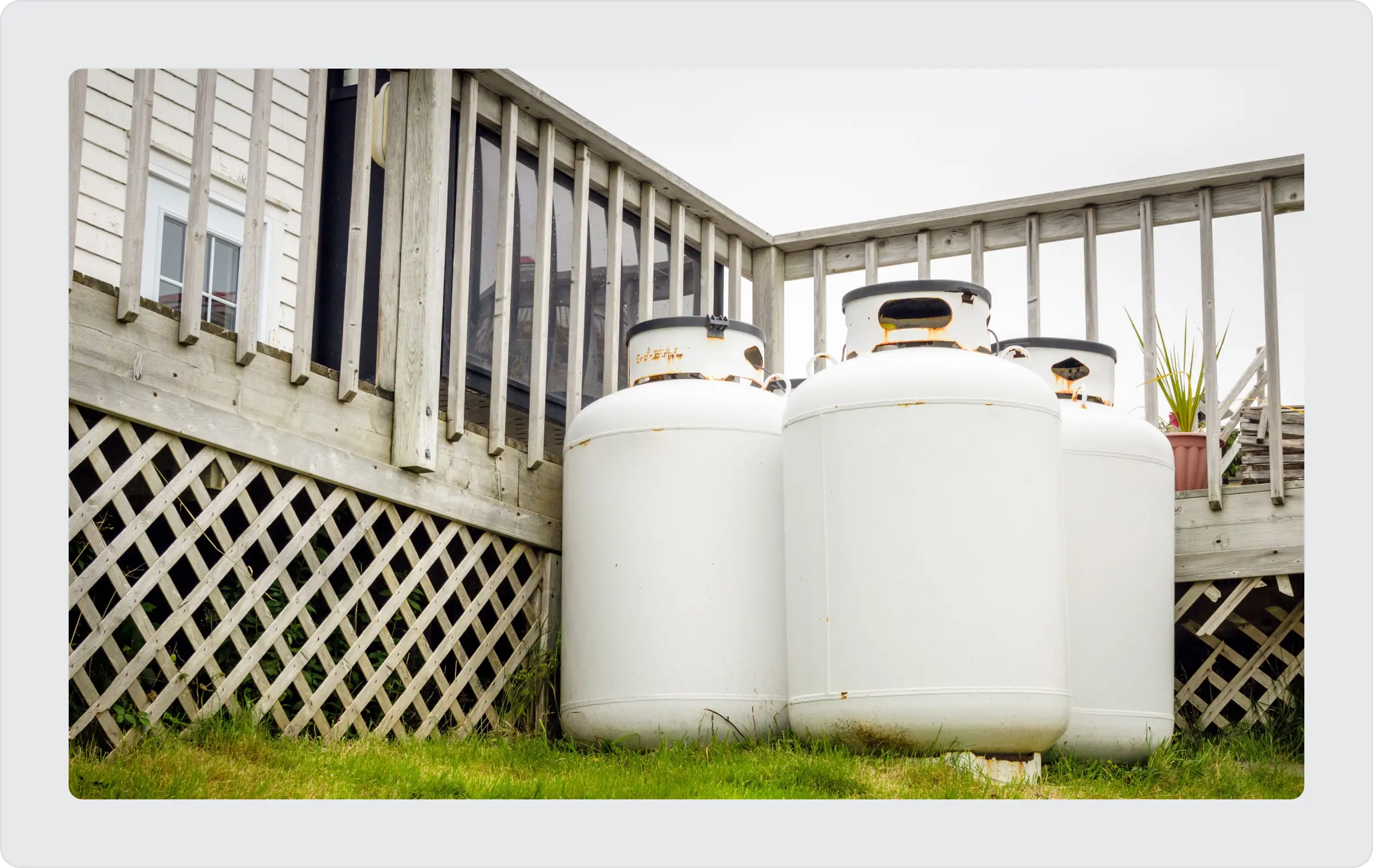 Propane tank operational efficiency dashboard