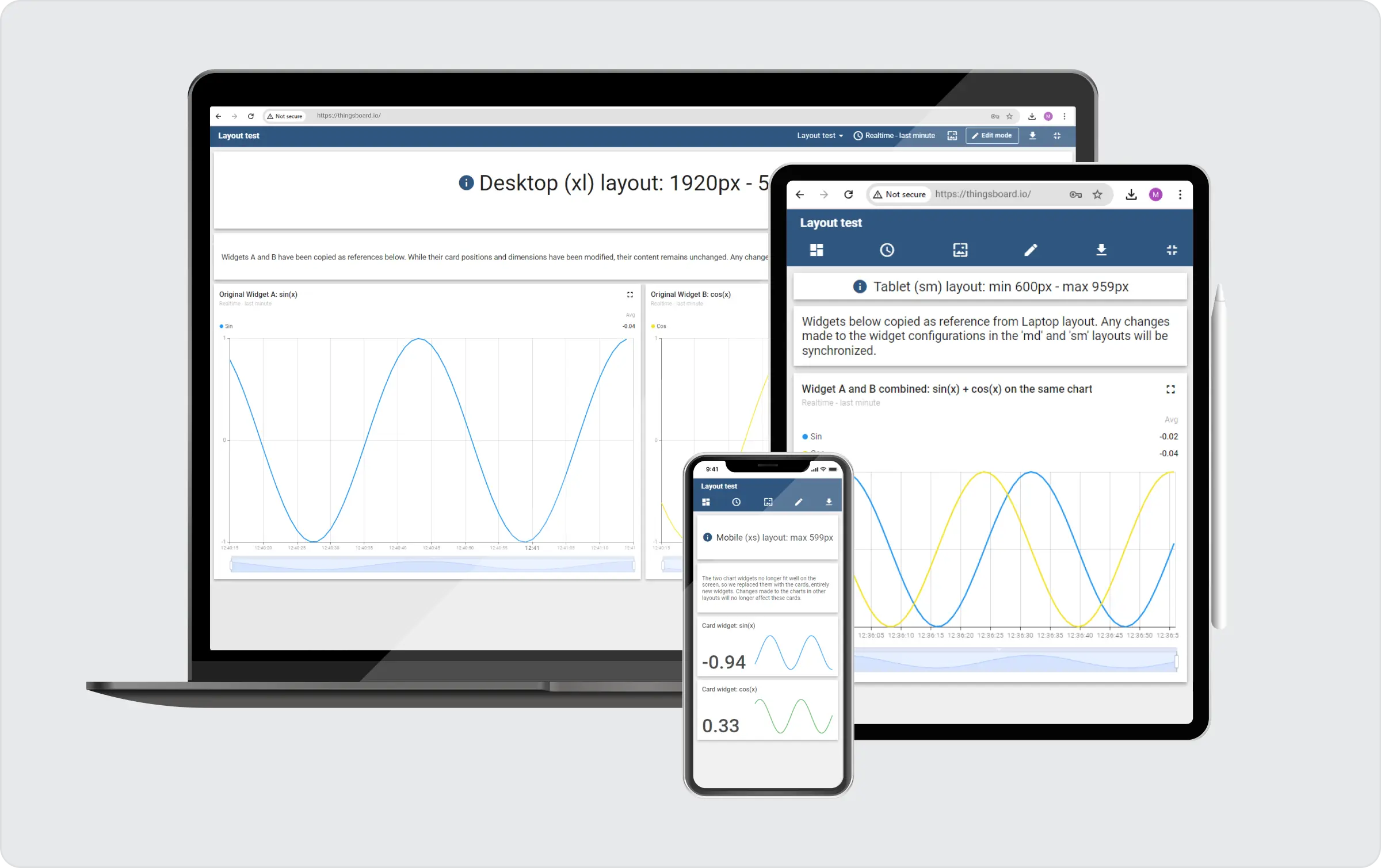 New dashboard layouts in ThingsBoard 3.8