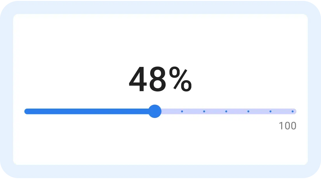 Slider widget