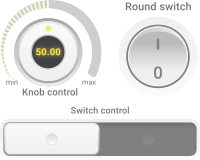Control widgets